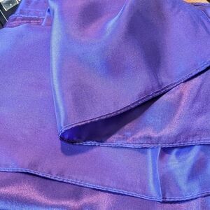 Elegant Purple Satin Fabric